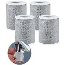 imageCECEFIN 8pcs Filter Cartridges Replacement for Swivel Faucet Water Filter 1um MicroPorous Purifier 12inch Diameter Strong Filterability Element Improve Water ConditionsC1 Grey Carbon Fiber Filter