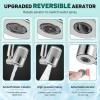 imageCECEFIN 8pcs Filter Cartridges Replacement for Swivel Faucet Water Filter 1um MicroPorous Purifier 12inch Diameter Strong Filterability Element Improve Water ConditionsH Silvery Faucet water filterSilver