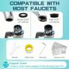 imageCECEFIN 8pcs Filter Cartridges Replacement for Swivel Faucet Water Filter 1um MicroPorous Purifier 12inch Diameter Strong Filterability Element Improve Water ConditionsD Silver3 Telescopic Filtered Swivel Aerator