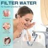 imageCECEFIN 8pcs Filter Cartridges Replacement for Swivel Faucet Water Filter 1um MicroPorous Purifier 12inch Diameter Strong Filterability Element Improve Water ConditionsD Silver3 Telescopic Filtered Swivel Aerator