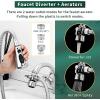 imageCECEFIN 8pcs Filter Cartridges Replacement for Swivel Faucet Water Filter 1um MicroPorous Purifier 12inch Diameter Strong Filterability Element Improve Water ConditionsG Gery2 Aquablade Sprayer