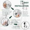imageCECEFIN 8pcs Filter Cartridges Replacement for Swivel Faucet Water Filter 1um MicroPorous Purifier 12inch Diameter Strong Filterability Element Improve Water ConditionsG Gery2 Aquablade Sprayer