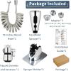 imageCECEFIN 8pcs Filter Cartridges Replacement for Swivel Faucet Water Filter 1um MicroPorous Purifier 12inch Diameter Strong Filterability Element Improve Water ConditionsF Grey ONOFF Pause Sprayer