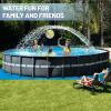 imageCECEFIN PoolFountains for AboveInground Pools  Pool Waterfall Sprinkler for Relaxation Cooling Temperatures 1020 Degrees Water Fun for Friends and Family Swimming Pond Decor ampamp AccessoriesA White Pool Fountain