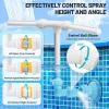 imageCECEFIN PoolFountains for AboveInground Pools  Pool Waterfall Sprinkler for Relaxation Cooling Temperatures 1020 Degrees Water Fun for Friends and Family Swimming Pond Decor ampamp AccessoriesB White Dual Spray Pool Fountain