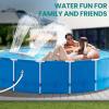 imageCECEFIN PoolFountains for AboveInground Pools  Pool Waterfall Sprinkler for Relaxation Cooling Temperatures 1020 Degrees Water Fun for Friends and Family Swimming Pond Decor ampamp AccessoriesC Greytelescopic Pool Fountain