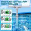 imageCECEFIN PoolFountains for AboveInground Pools  Pool Waterfall Sprinkler for Relaxation Cooling Temperatures 1020 Degrees Water Fun for Friends and Family Swimming Pond Decor ampamp AccessoriesC Greytelescopic Pool Fountain