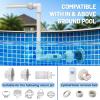 imageCECEFIN PoolFountains for AboveInground Pools  Pool Waterfall Sprinkler for Relaxation Cooling Temperatures 1020 Degrees Water Fun for Friends and Family Swimming Pond Decor ampamp AccessoriesA White Pool Fountain