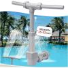 C- Grey-telescopic Pool Fountain